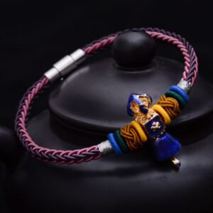 Hand-knitted Tibetan Vajra Bracelet