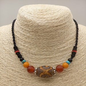 Ethnic Style Wild Collarbone Chain Dzi Jewelry Accessories